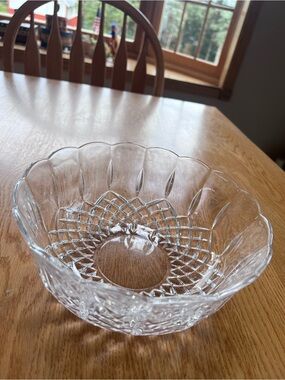 Vintage Royal Crystal Rock Opera pattern 9 inch round serving bowl made in Italy
